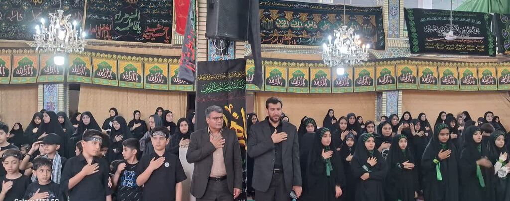 کرمانشاه. کنگاور. کودکان عاشورایی چهارمین آیین «تجمع کودکان عاشورایی» در کنگاور برگزار شد