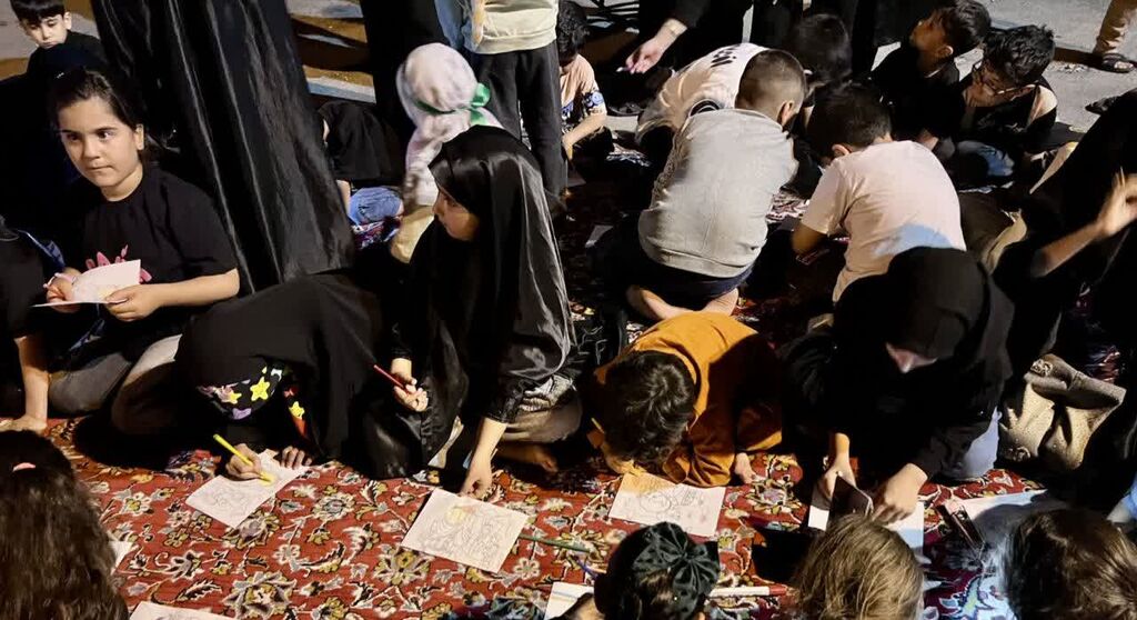 کرمانشاه. مرکز شماره ۲ اسلامآباد غرب. کودکان عاشورایی اعضای مرکز شماره ۲ کانون اسلامآباد غرب در برنامه «کودکان عاشورایی» شرکت کردند