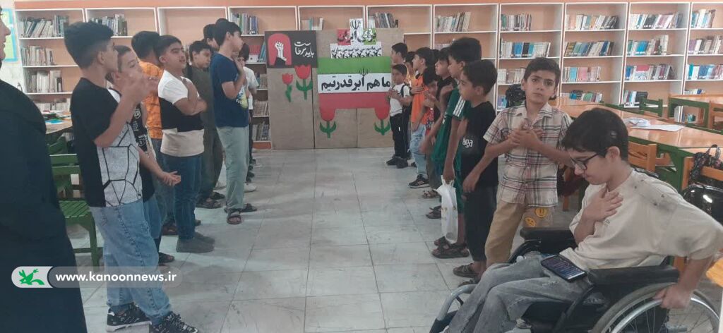 وداع با رهبر شهید_مرکزی خمین در سوگِ «قائد شهید»؛ طنینِ سینهزنی و مرثیه در مرکز شماره دو کانون