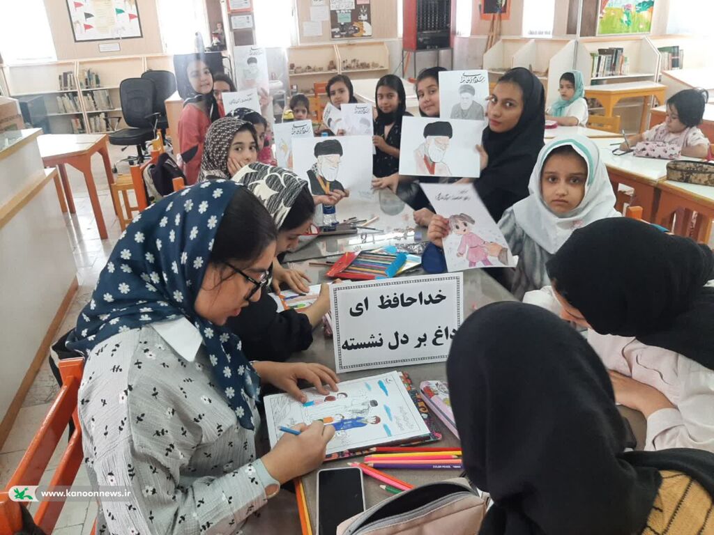 وداع با رهبر شهید_مرکزی آیینِ وداعِ اعضای کانون پرورش فکری زاویه با «قائد شهید»