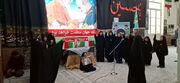 طنین سرود حماسه در گرماب؛ مردم با آرمان‌های شهدای انقلاب تجدید میثاق کردند