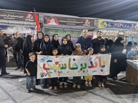 گزارش تصویری 1/ روایت خدمت و فرهنگ کانون همدان در تشیع رهبر شهید