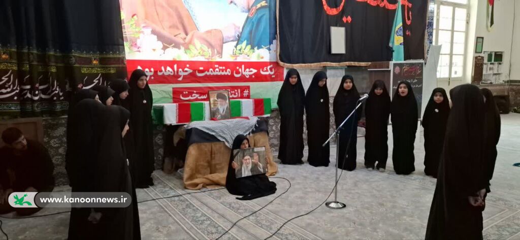 اجرای گروه سرود کانون پرورش فکری در مسجد جامع گرماب طنین سرود حماسه در گرماب؛ مردم با آرمانهای شهدای انقلاب تجدید میثاق کردند