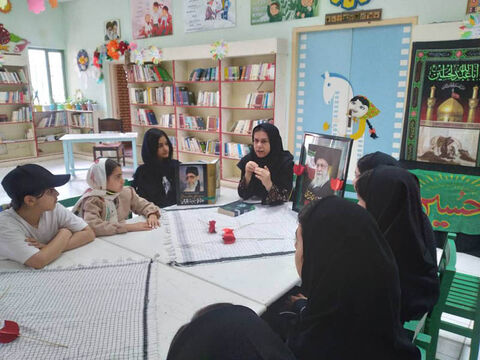 اجرای برنامه‌های فرهنگی، هنری و ادبی مراکز کانون اردبیل در ایام وداع و تشییع پیکر مطهر رهبر شهید