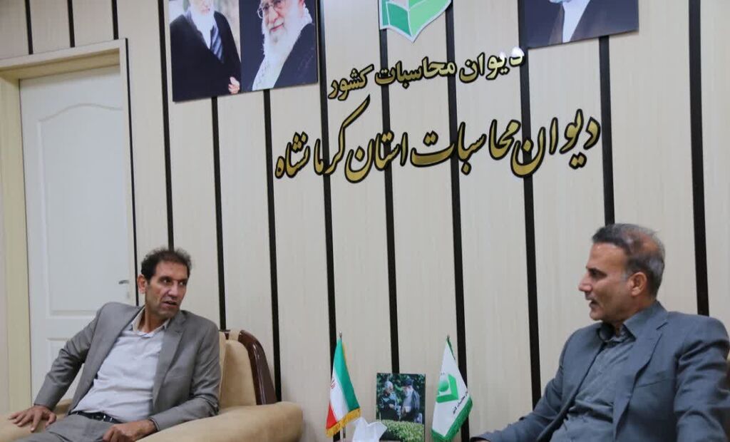 دیدار مدیران کل کانون کرمانشاه و دیوان محاسبات استان