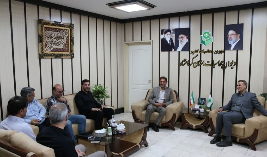 دیدار مدیران کل کانون کرمانشاه و دیوان محاسبات استان
