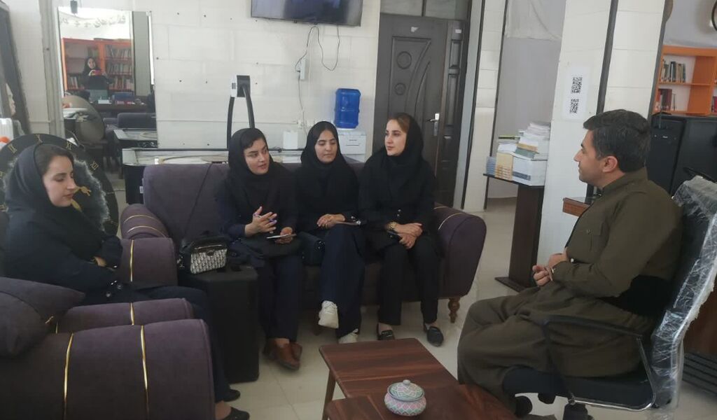 کرمانشاه. ثلاث باباجانی. بهزیستی. حضور مسئولان بهزیستی ثلاث باباجانی در کانون پرورش فکری این شهرستان