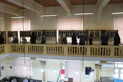 بازدید کانونی ها ازپست موزه مدرسه شهر رشت