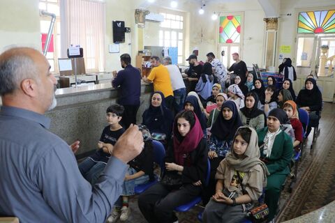 بازدید کانونی ها ازپست موزه مدرسه شهر رشت