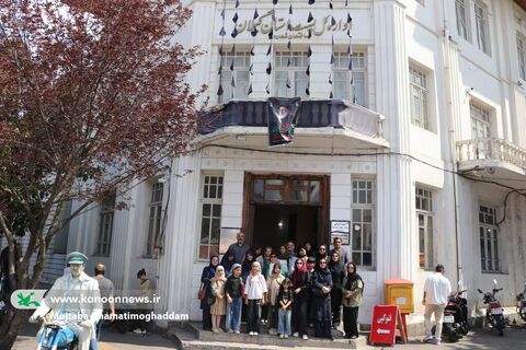 بازدید کانونی ها ازپست موزه مدرسه شهر رشت