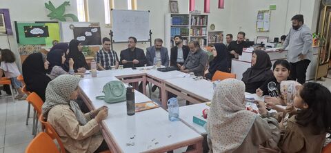 بازدید مدیرعامل کانون پرورش فکری از مراکز فرهنگی هنری اهواز