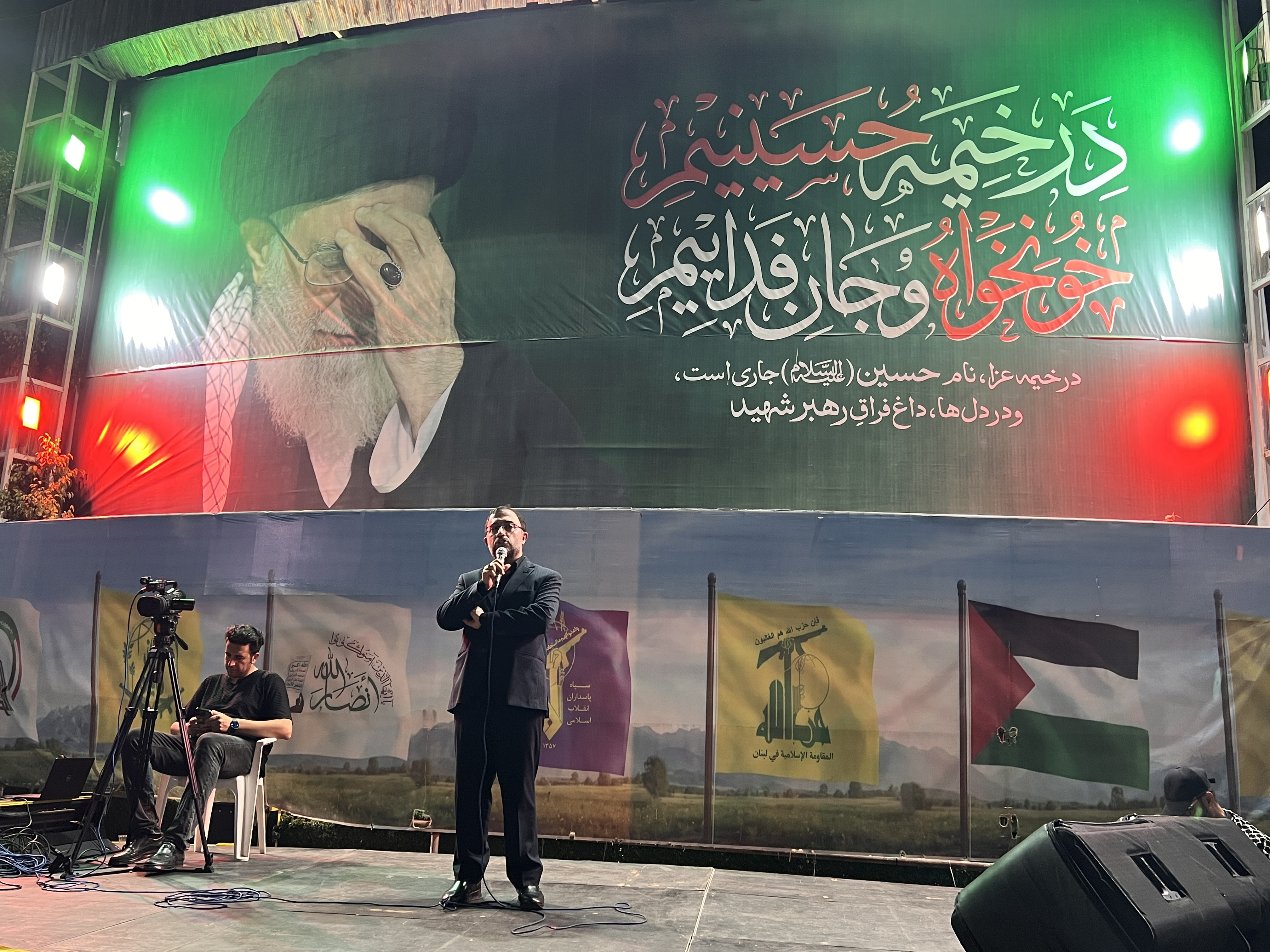 مدیرعامل در سفر و تجمع مردمی  شبانه  بوشهر