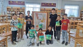 همراهی و همدلیِ اعضای کانون بسطام با کودکان جنوب ایران‌