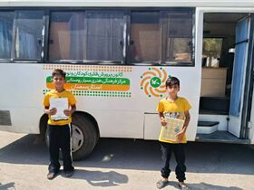 مرکز سیار روستایی شاهرود با بازی، پژوهش و کتاب به دلِ کودکان رفت