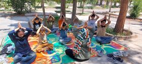روزی پرنشاط برای اعضای مرکز فرهنگی‌هنری میامی با پارک، کتاب و خوشنویسی