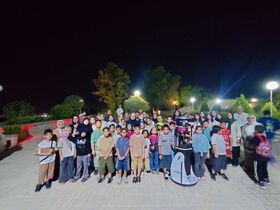 پلک زدن ستاره‌ها در قاب تلسکوپ کانون