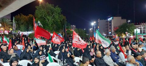 مدیرعامل در سفر و تجمع مردمی بوشهر