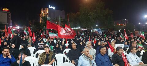 مدیرعامل در سفر و تجمع مردمی بوشهر