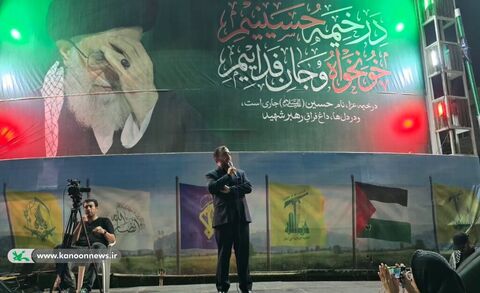 آلبوم تصویری سخنرانی مدیرعامل کانون در تجمع شبانه مردمی بوشهر