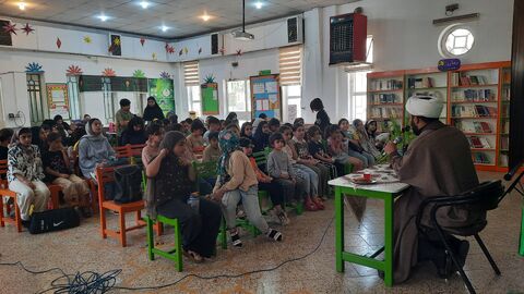 چند نما از ویژه‌برنامه‌های روایت‌گری عاشورایی در مراکزفرهنگی‌هنری کانون قزوین