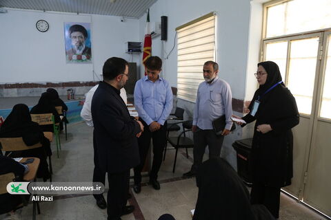 آلبوم تصویری بازدید مدیرعامل کانون پرورش فکری از حوزه های برگزاری آزمون نهایی بوشهر