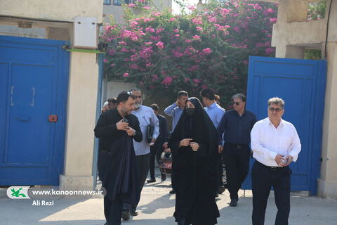 آلبوم تصویری بازدید مدیرعامل کانون پرورش فکری از حوزه های برگزاری آزمون نهایی بوشهر