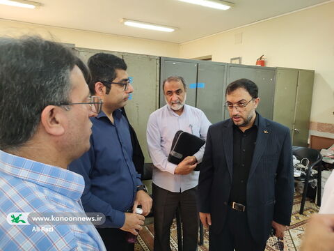 آلبوم تصویری بازدید مدیرعامل کانون پرورش فکری از حوزه های برگزاری آزمون نهایی بوشهر