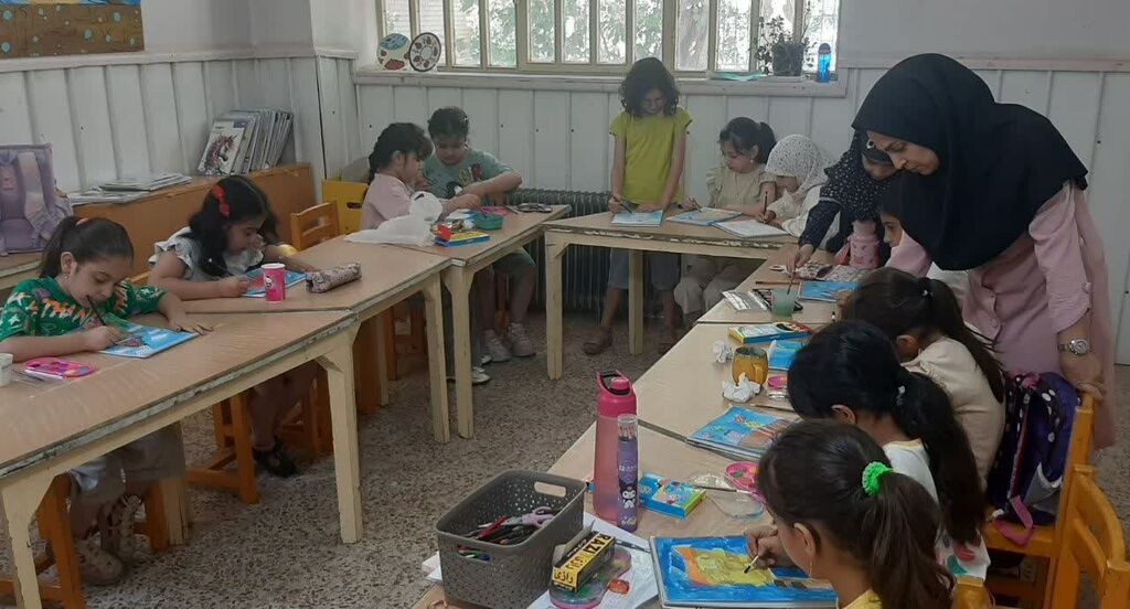 دنیای تصویرسازی و آبرنگ در کارگاه‌های هنری مرکز شماره ۱ شاهرود