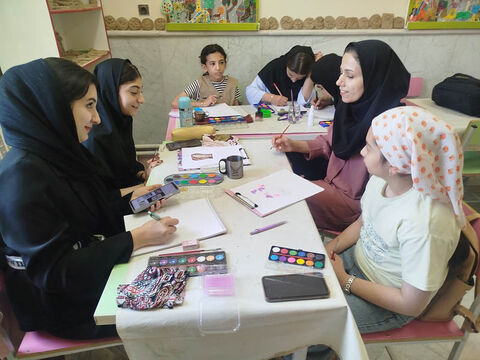 شور و نشاط تابستانی در کارگاه‌های مرکز فرهنگی هنری کانون نمین