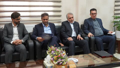 نشست مشترک مسئولان استانی با فرماندار سملقان