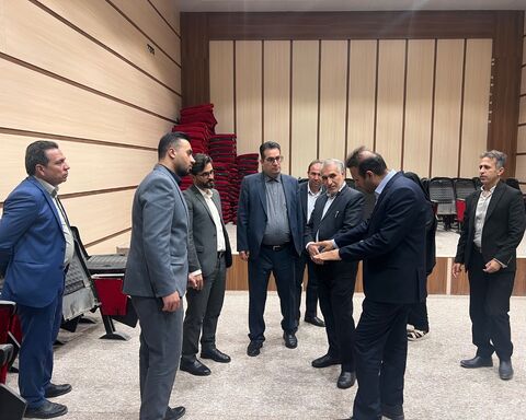نشست مشترک مسئولان استانی با فرماندار سملقان