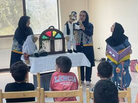 کودکان مرکز نیکوکاری حضرت مهدی ال محمد(ص) مهمان تماشاخانه کانون پرورش فکری استان تهران شدند