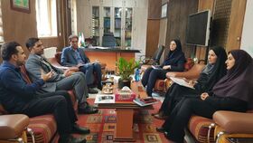 نشست مدیرکل کانون کرمانشاه با مسئولان جهاد دانشگاهی استان