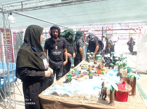 روایت تصویری فعالیت موکب حضرت قاسم ع کانون استان ایلام در پایانه مرزی مهران