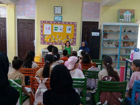 چند نما از ویژه‌برنامه‌های روایت‌گری عاشورایی در مراکزفرهنگی‌هنری کانون قزوین
