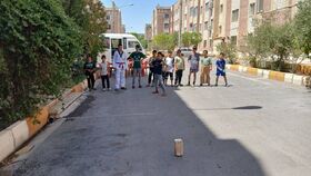 مرکز سیار شهری سمنان مهمان کودکان مجتمع صنعتی‌ساز شد