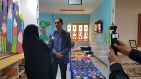 حضور مسئولان کانون کرمانشاه و صدا و سیما در نمایشگاه هدیه خوبان