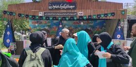 موکب «میهمانان کوچک امام حسین(ع)» به مناسبت اربعین حسینی در مرز تمرچین پیرانشهر