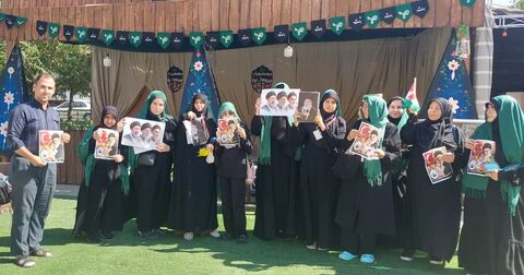 موکب «میهمانان کوچک امام حسین(ع)» به مناسبت اربعین حسینی در مرز تمرچین پیرانشهر