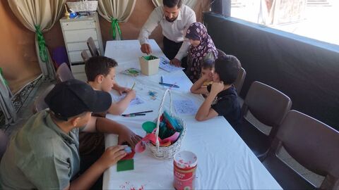 موکب «میهمانان کوچک امام حسین(ع)» به مناسبت اربعین حسینی در مرز تمرچین پیرانشهر