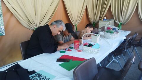 موکب «میهمانان کوچک امام حسین(ع)» به مناسبت اربعین حسینی در مرز تمرچین پیرانشهر