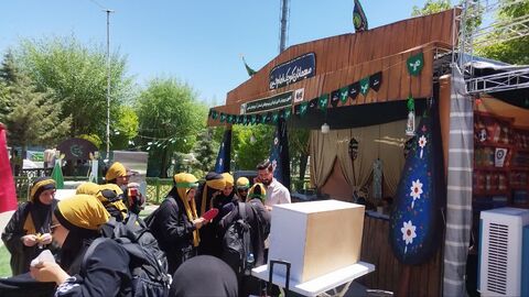 موکب «میهمانان کوچک امام حسین(ع)» به مناسبت اربعین حسینی در مرز تمرچین پیرانشهر