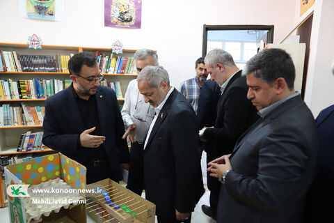 بازدید وزیر آموزش و پرورش و مدیرعامل کانون ار مرکز شماره یک کانون کوثر