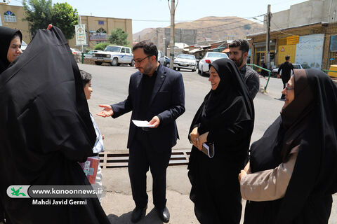 بازدید وزیر آموزش و پرورش و مدیرعامل کانون ار مرکز شماره یک کانون کوثر