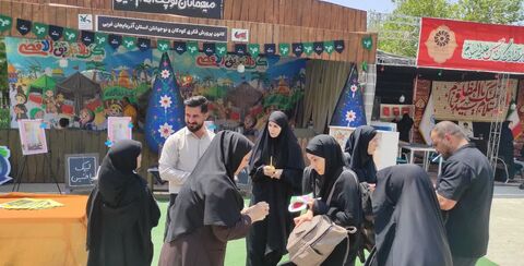 موکب «میهمانان کوچک امام حسین(ع)» به مناسبت اربعین حسینی در مرز تمرچین پیرانشهر