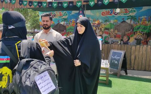 موکب «میهمانان کوچک امام حسین(ع)» به مناسبت اربعین حسینی در مرز تمرچین پیرانشهر