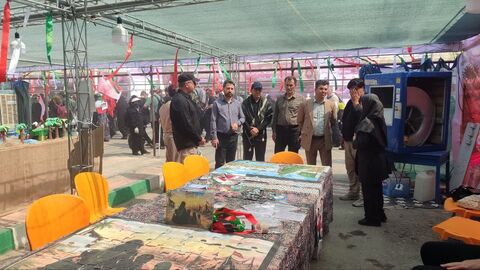 روایت تصویری سوم از موکب حضرت قاسم ع کانون استان ایلام در پایانه مرزی مهران