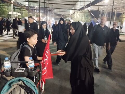 روایت تصویری سوم از موکب حضرت قاسم ع کانون استان ایلام در پایانه مرزی مهران