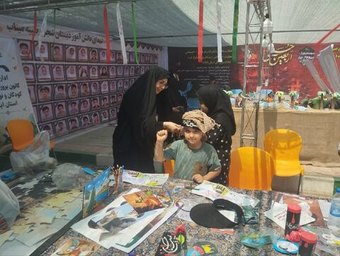 روایت تصویری سوم از موکب حضرت قاسم ع کانون استان ایلام در پایانه مرزی مهران