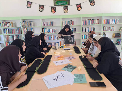 دست‌سازه‌های حسینی اعضای کانون استان اردبیل برای اهدا به کودکان زائر اربعین
